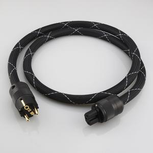 P102无氧铜音频视频电源线欧美标准HIFI发热放大器光盘播放器音频机线聚氯乙烯 - Product Image 1