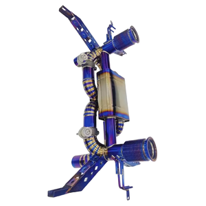 Contach knalpot Catback bahan Aloi Titanium, knalpot untuk sistem knalpot Lamborghini Huracan EVO - Product Image 2