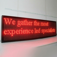 Module d'affichage LED SMD monochrome P10 320x160mm IP65 étanche haute luminosité pour enseigne de magasin