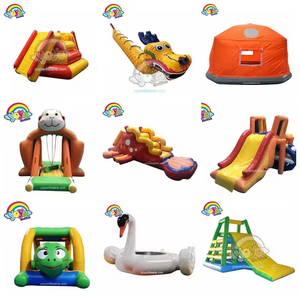 Jouet aquatique gonflable Monkey Swing, double couture, points de soudure renforcés, PVC résistant aux UV, pour parcs aquatiques - Product Image 4