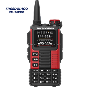 Wholesale Freedomgo FM-70PRO Portable <b>Walkie</b> <b>Talkie</b> 5W Dual Band UHF/VHF Long Range Handheld Two Way <b>Radio</b> Type-C Charging - Product Image 2