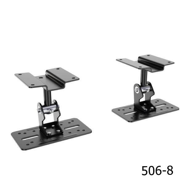 Heavy Duty Steel Speaker Bracket Support Wall Hangers Portable Wall Mount Stand Adjustable Angle 360 Swivel 20kg Load Capacity