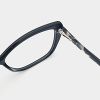 Vente en gros usine : Montures de lunettes TR90 élégantes avec branches en acétate bicolore, lunettes optiques pour femmes, prêtes à être expédiées