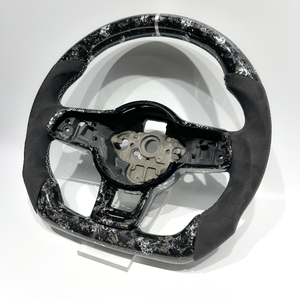 Vente directe d'usine de volants en cuir et en fibre de carbone personnalisés très demandés, adaptés à Volkswagen <span class=keywords><strong>Golf</strong></span> MK7 MK7.5 GTI R - Product Image 4