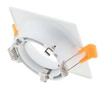 Plafonnier encastré rond, support d'ampoule GU10 MR16, cadre de surface bombé pour ampoule GU10 MR16 E27