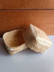 Woven Bamboo Sticky <b>Rice</b> Box Multifunctional Storage <b>Container</b> Natural Handmade Kitchen Organizer Vietnam Supplier Manufacturer - Product Image 1