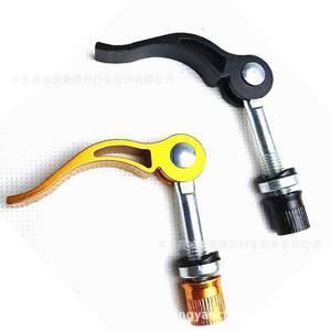 Abrazadera de liberación rápida para sillín de bicicleta, de aluminio, 8mmx60mm, con tuerca de bloqueo, ajuste universal del sillín - Product Image 3