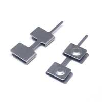 Pièces d'emboutissage en tôle OEM personnalisées, plaque de nickel à contact à ressort pour conversion positif-négatif de pile AA