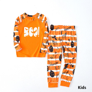 Conjunto de Pijama Feminino de Halloween que Brilha no Escuro, Roupa de Casa e Lazer, Pijama de Manga Comprida com Estampa de Abóbora e Calça Jogger para Festa do Pijama - Product Image 6