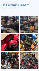 शिपिंग यार्ड गोदाम कंटेनर आंदोलन के लिए <span class=keywords><strong>8</strong></span> इंच 13 टन कंटेनर कैस्टर व्हील भारी ड्यूटी pswel - Product Image 4