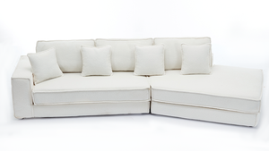 Canapé-lit convertible pliable 2-en-1, ensemble moderne pour appartement et hôtel, canapé d'angle 3 places - Product Image 3