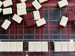Funky Trade Piastrelle Americane in Acrilico Borgogna per Mahjong, Ideali per Intrattenimento e Adatte per il Gioco d'Azzardo nei <span class=keywords><strong>Casin</strong></span>ò - Product Image 4