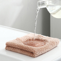 Rouleau d'essuie-tout de cuisine en microfibre corail absorbant et écologique, doux et épais, pour le nettoyage professionnel et domestique