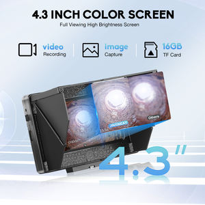 4.3 Inch Ips Kleur Monitor 4.8Mm 30M Kabel Ip68 Rioolbuis Inspectie Camera 16Gb Tf Kaart Dvr Riool Afvoer Industriële Endoscoop - Product Image 2