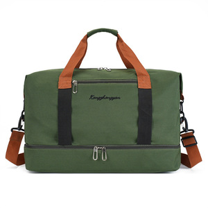 Sac de sport étanche grande capacité avec fermeture éclair pour gym, voyage, sport, compartiment humide/sec, conception de logo personnalisé - Product Image 6