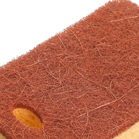 Esun Eco spons piring selulosa Sisal dua sisi, kain penyerap dapur rumah tangga untuk membersihkan untuk Cocina