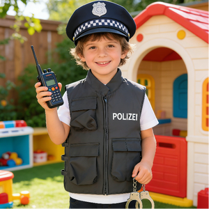 Gilet de costume à bretelles réglables pour Halloween, jeu de rôle SWAT, fête à thème, déguisement pour enfants, cosplay de bureau, journée des métiers, événement scolaire - Product Image 1