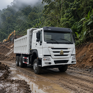 <span class=keywords><strong>Camion</strong></span> <span class=keywords><strong>benne</strong></span> d'occasion HOWO A7 6x4 pour flotte minière africaine, carrosserie de transport de marchandises de grande capacité, blanc, rouge, vert, bleu - Product Image 1