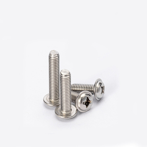 M1.7 M2 M2.5 M3 M3.5 <b>M4</b> M5 M6 Nickel Plated Steel Washer Head Phillips Flanged Button Head <b>Screws</b> - Product Image 6