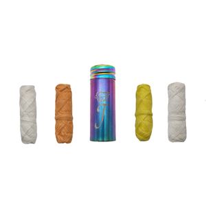 Fil dentaire portable écologique dans une bouteille en acier inoxydable, 30 mètres <span class=keywords><strong>de</strong></span> long, réutilisable, saveur menthe - Product Image 2