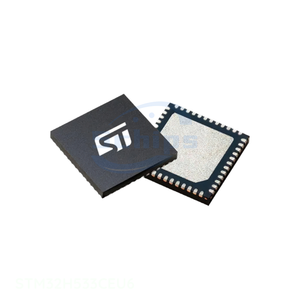 ชิ้นส่วนอิเล็กทรอนิกส์แบบฝัง 48 UFQFN แบบมีแผ่นรองรับ STM32H533CEU6 ของแท้ - Product Image 1