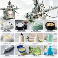 Machine de remplissage verticale entièrement automatique professionnelle pour liquides à haute viscosité avec 1 buse pour shampoing, crème, pâte, gel, huile, baume