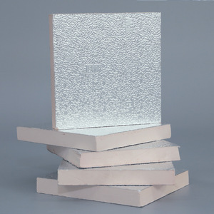 Tablero de conducto de poliuretano para techo, Panel de conducto de aire aislado de espuma de <span class=keywords><strong>18mm</strong></span> con lámina de aluminio - Product Image 2