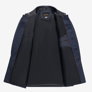 남성용 중국 세트 2 조각 세트 재킷 바지 중산 세트 마오 중국 정장 세트 세트 - Product Image 2