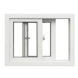 Fenêtre à ouverture horizontale anti-tempête en plastique <span class=keywords><strong>blanc</strong></span> à <span class=keywords><strong>double</strong></span> <span class=keywords><strong>vitrage</strong></span> en <span class=keywords><strong>PVC</strong></span> à <span class=keywords><strong>prix</strong></span> compétitifs - Product Image 5