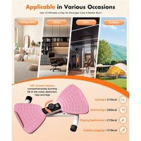 Appareil de fitness silencieux et intelligent avec écran LED numérique pour la maison, équipement de musculation pour femmes, planche à torsion abdominale, outil de fitness, machine à torsion de la taille