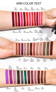Sampel gratis lipstik Matte, <span class=keywords><strong>Set</strong></span> kosmetik lipstik anti air 36 warna Label pribadi - Product Image 5