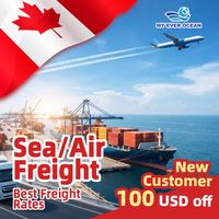 Meilleurs tarifs de fret Canada Services logistiques maritime et aérien Agent d'expédition DDP Transitaire FBA Chine vers Canada