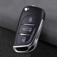Télécommande de porte-clés de voiture sans fil à code roulant Télécommande à 3 boutons pour systèmes de verrouillage central des portes de voiture Fabricant