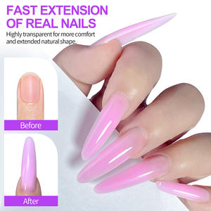 Extensión de <span class=keywords><strong>uñas</strong></span> 144 piezas <span class=keywords><strong>Polygel</strong></span> formas de <span class=keywords><strong>uñas</strong></span> dobles 12 tamaños cuadrado ataúd Stiletto puntas de <span class=keywords><strong>uñas</strong></span> de Gel suave - Product Image 3