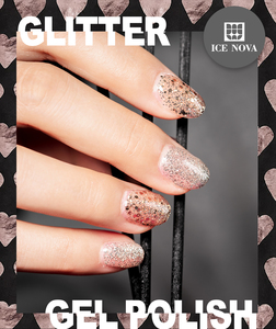 ICE NOVA Glitter Gel Polonais Diamant Shimmer Avec De Nouvelles Couleurs Brillantes <span class=keywords><strong>pour</strong></span> l'Art En Gros Marque Privée Avec Logo Personnalisé Aimant En Résine - Product Image 5