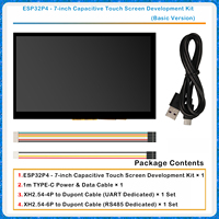 Kit de Desarrollo Espressif ESP32P4 con Pantalla Capacitiva IPS de 7 Pulgadas, Sistema Operativo de Código Abierto LVGL C6, Wi-Fi Inalámbrico para 1024x600