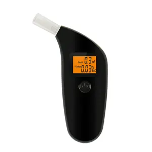 Mini Fashion Breath Alcohol Tester & Keychain Breath Alcohol Detector Digital Portable Alcoholimeter