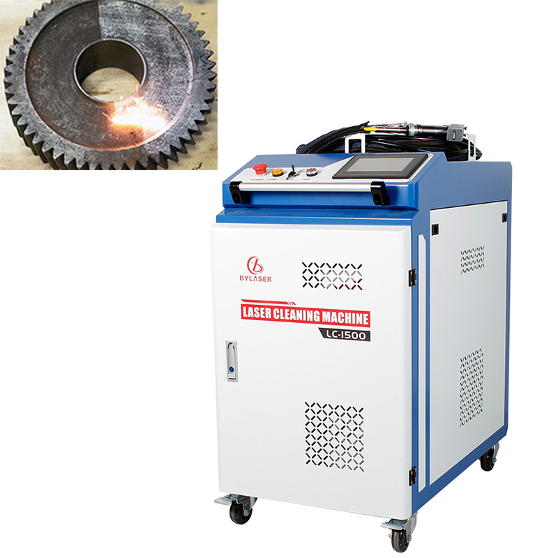 Ручная машина 1000 Вт 1500 Вт 2000 Вт для волоконной лазерной очистки для удаления ржавчины металла