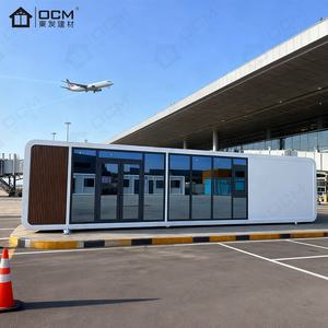 Cabine préfabriquée en acier portable OCM |   Maison modulaire légère pour hôtels, bureaux à domicile, bars à domicile |   Design moderne du milieu du siècle, 5 ans - Product Image 4