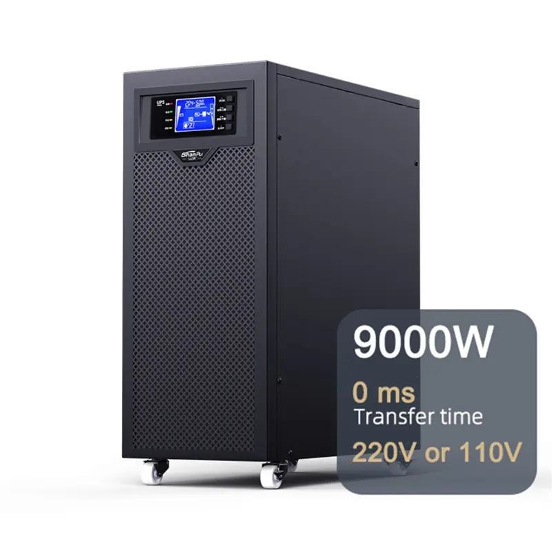 Emergência regulada 10kva 9000W servidor sala servidor host backup on-line UPS uninterruptible power supply ups
