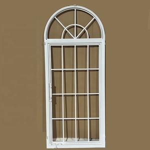 Arched <strong>Window</strong> with Grill Design Glass <strong>Window</strong> French <strong>windows</strong> with Arches - Product Image 2