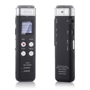 L157 Magnétophone portable de 16 Go avec enregistrement sonore HD 1536Kbps MP3 multipiste pour conférences, réunions, interviews - Product Image 1