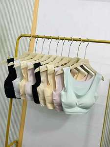 Chaleco de Yoga de Alta Calidad para Mujer, Ropa Interior Transpirable sin Costuras para Verano, Secado Rápido, Cómodo, con Protección Solar, Nailon/Algodón - Product Image 4