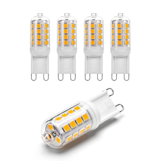 Factory Price Dimmable AC 230V G9 Base LED Bulb Warm White 3W CRI80 20000 Hours Replacement for Residential Use 2700-6000K Color