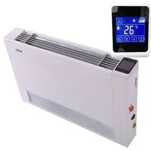 Sistema de água comercial personalizável, duto de teto exposto vertical, unidade de ventiloconvector de aquecimento com bomba de calor