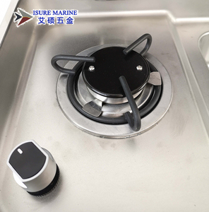 <strong>RV</strong> Marine Integrated Oven Toughened Glass Hood Stainless Steel 304 tank Gas Stove Integrated for <strong>RV</strong> Yacht 536*318*146/120 mm - Product Image 4