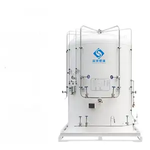 3 metreküp yüksek basınçlı kolay kullanımlı soğuk depolama tankı gaz silindirleri üretim tesisleri için mikro toplu depolama tankı