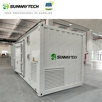 Armoire de batterie intégrée commerciale 250 kW 500 kWh IP54 compatible avec les systèmes d'alimentation réseau, éolienne et diesel