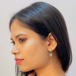 2024 Latest Design 925 Sterling Silver Moissanite Diamond High Quality Fine <b>Stud</b> Earrings for Women Girls Anniversary Engagement - Product Image 2