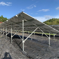 Système de montage au sol solaire en aluminium facile à installer avec finition anodisée, certifié CE, garantie 10 ans pour modules photovoltaïques encadrés
